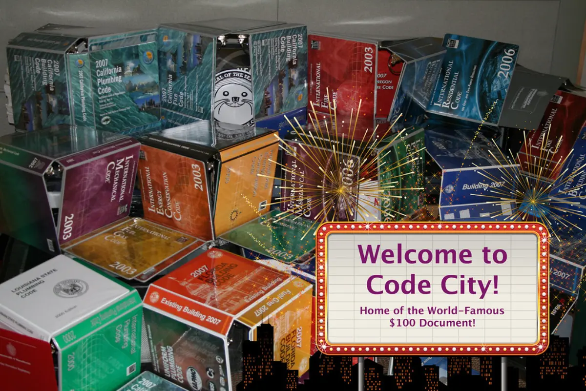 Lines of source code on a display